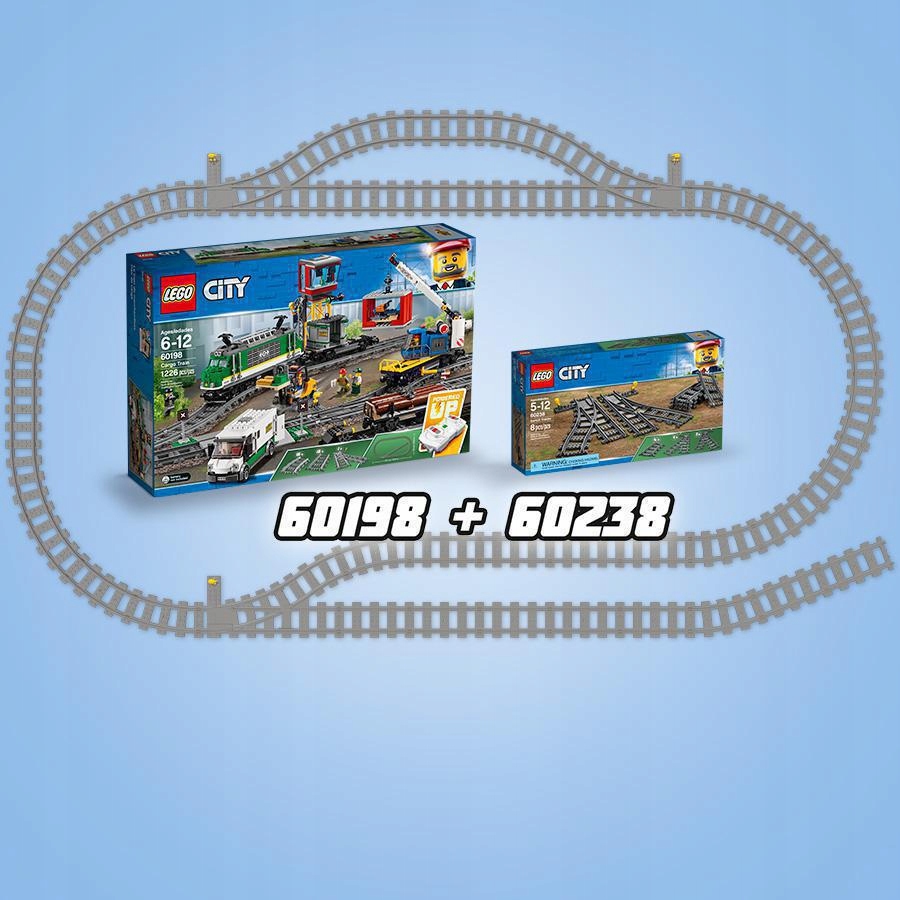 LEGO City 60238 bėgių stotis