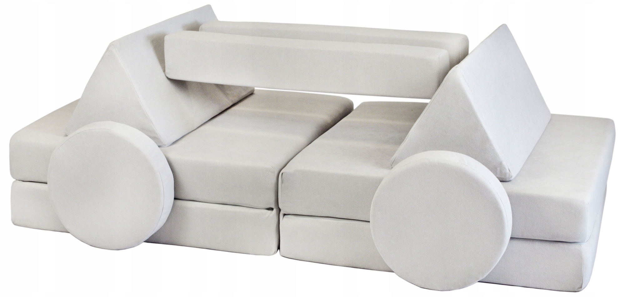 Daugiafunkcinė modulinė sofa vaikui ir putplasčio blokeliai viename Multifunkcinis