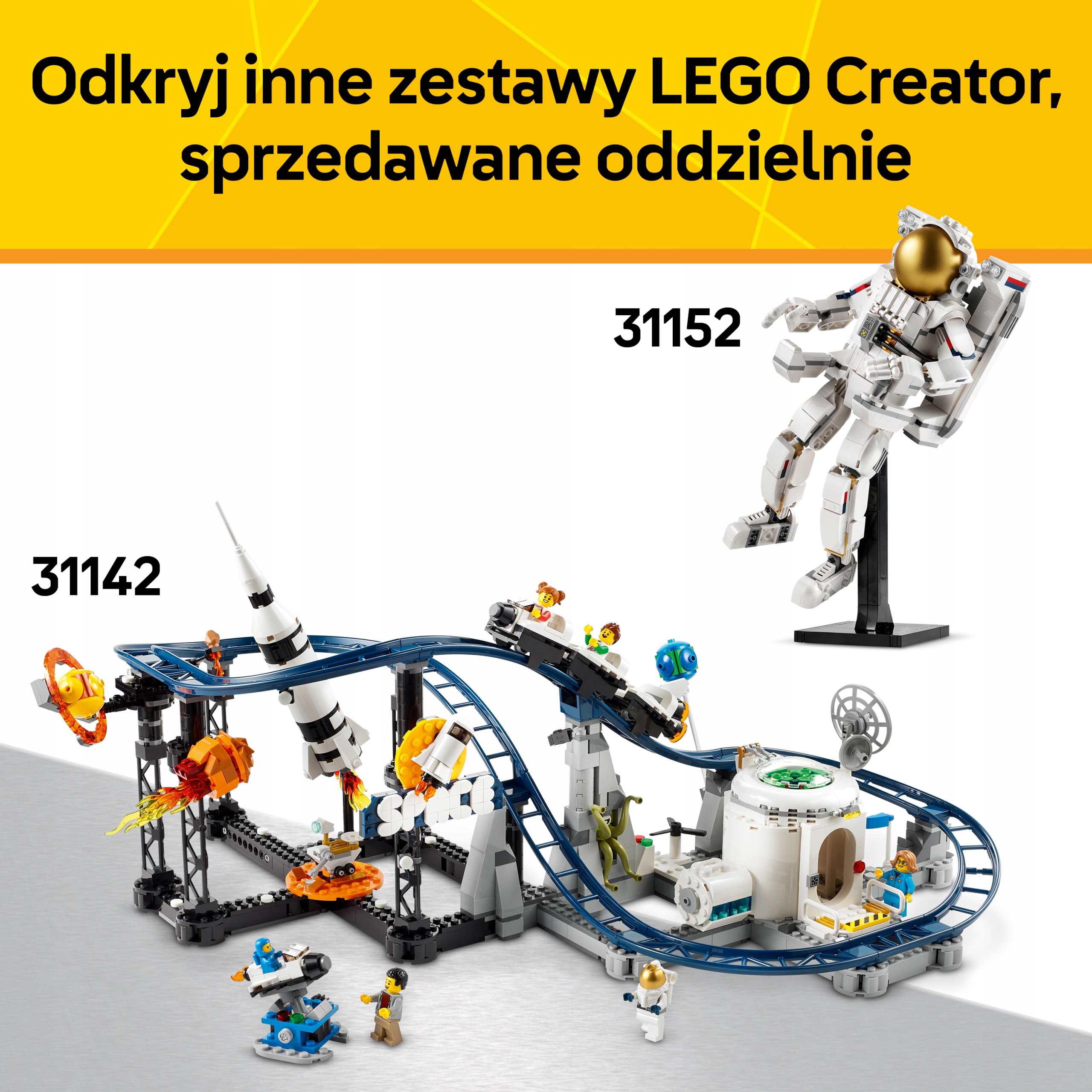 LEGO Creator kosmoso robotas 3 v 1, 31164