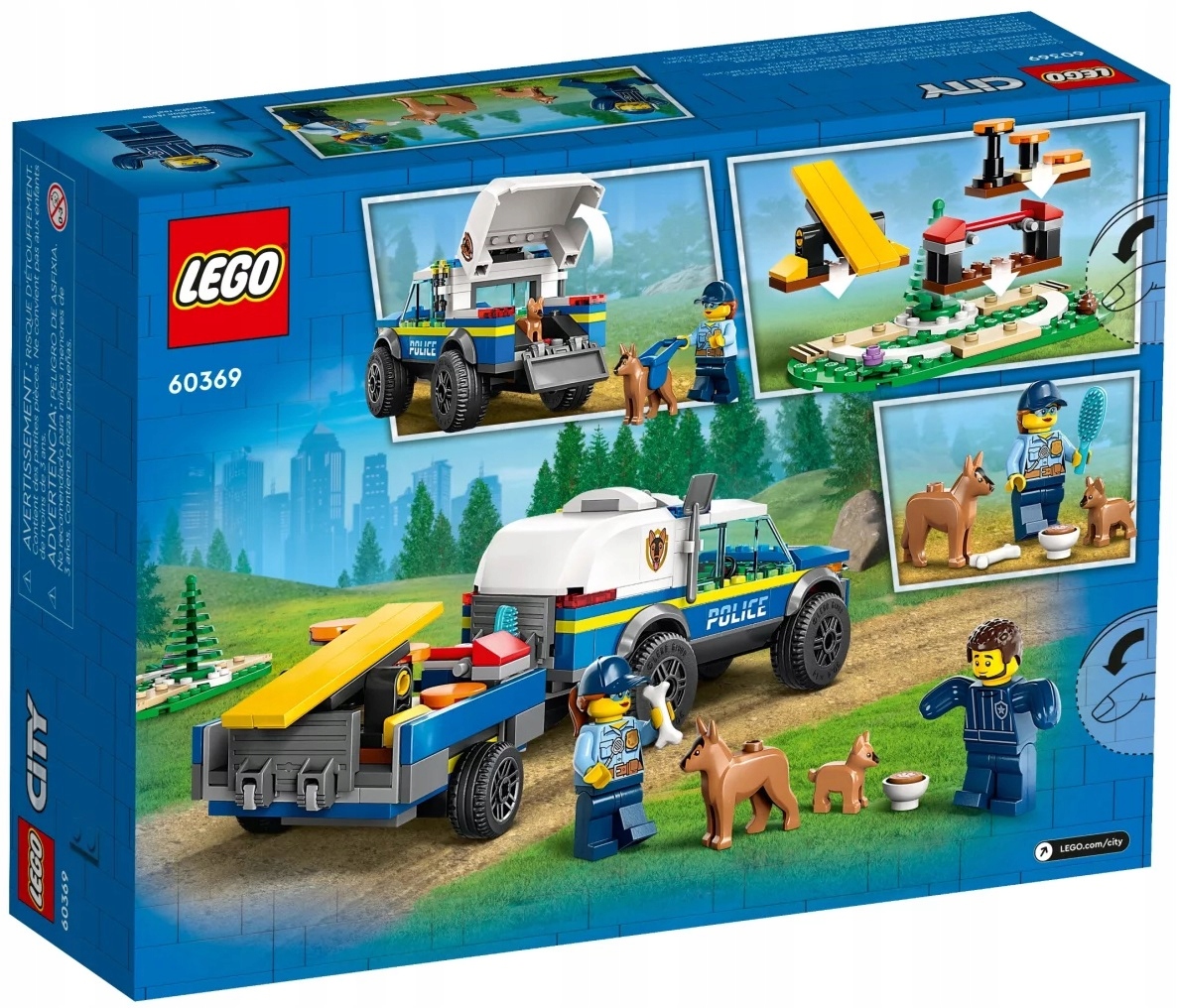 Lego City 60369 policijos šunų treniravimas