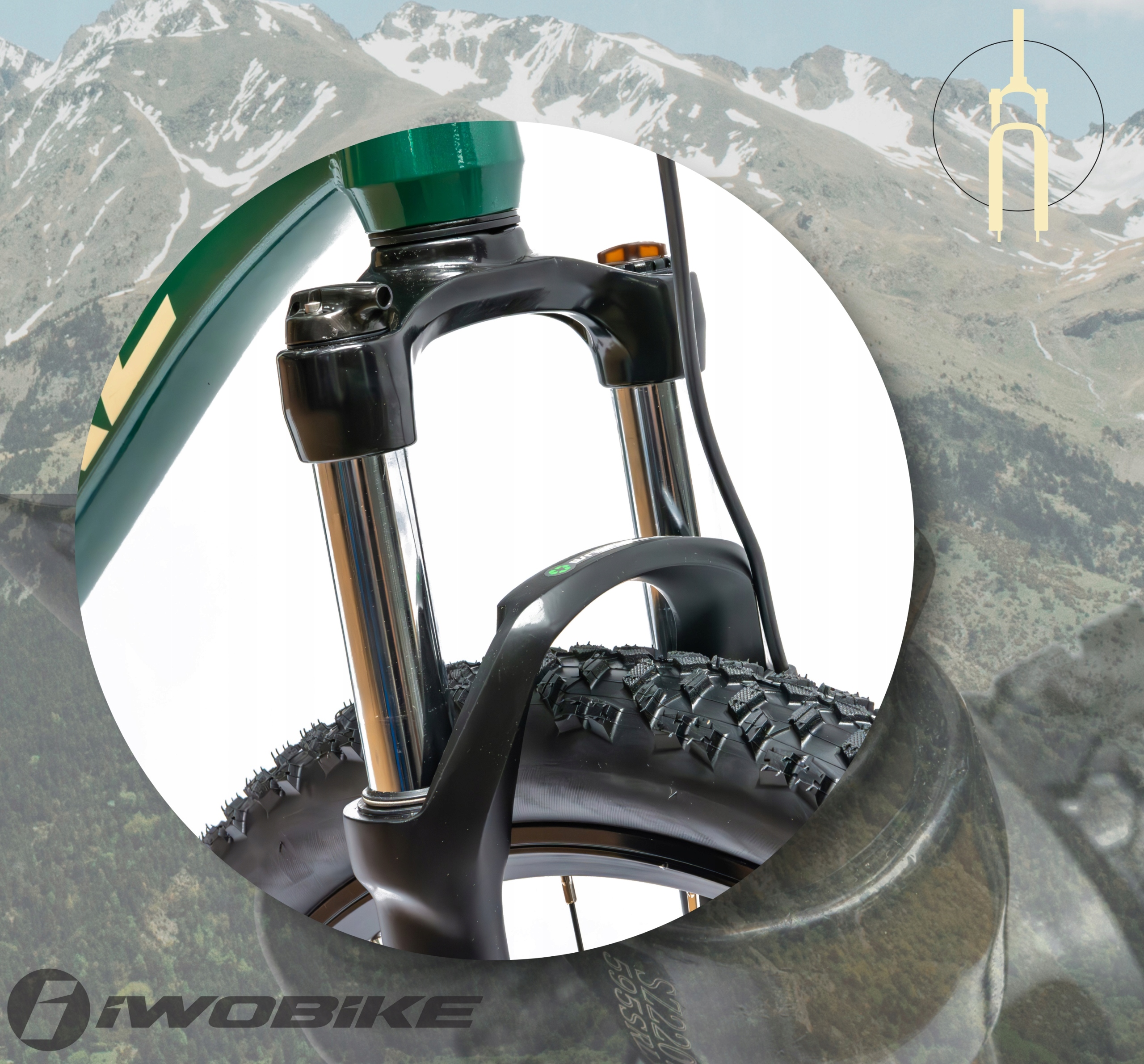 Vyriškas kalnų dviratis 29 aliuminis IWOBIKE Shimano Cues hidraulika, amortizacija