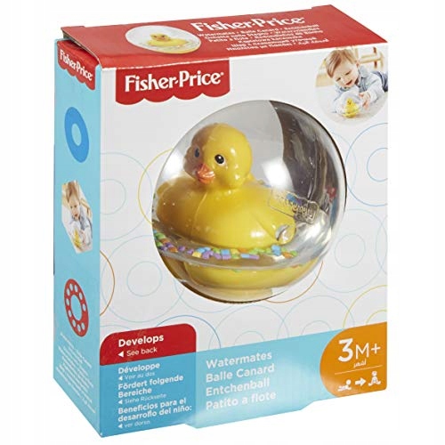 Geltonosios Fisher-Price plaukimo anties vandens draugai