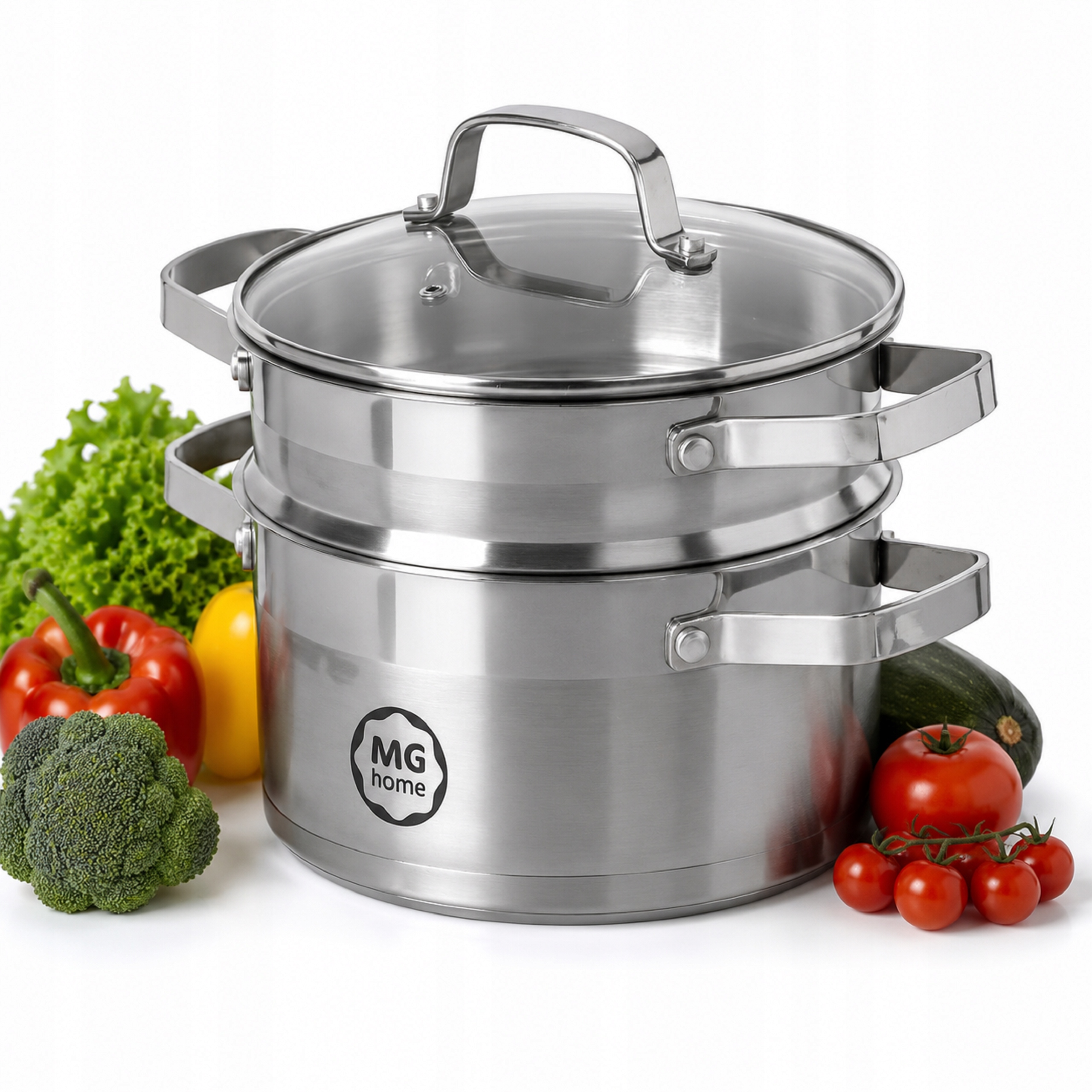 MG Home Profesionalus Garinimo Puodas 20 cm 3,6 l 3 Elementai
