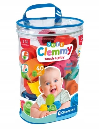 Clementoni Clemmy kūdikio 40 klocki