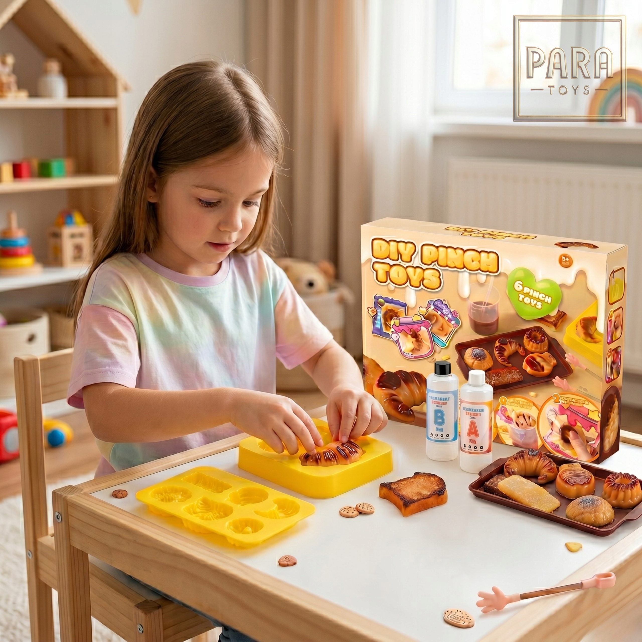 LEAN Toys gniūčkų darymo rinkinys cukierninė