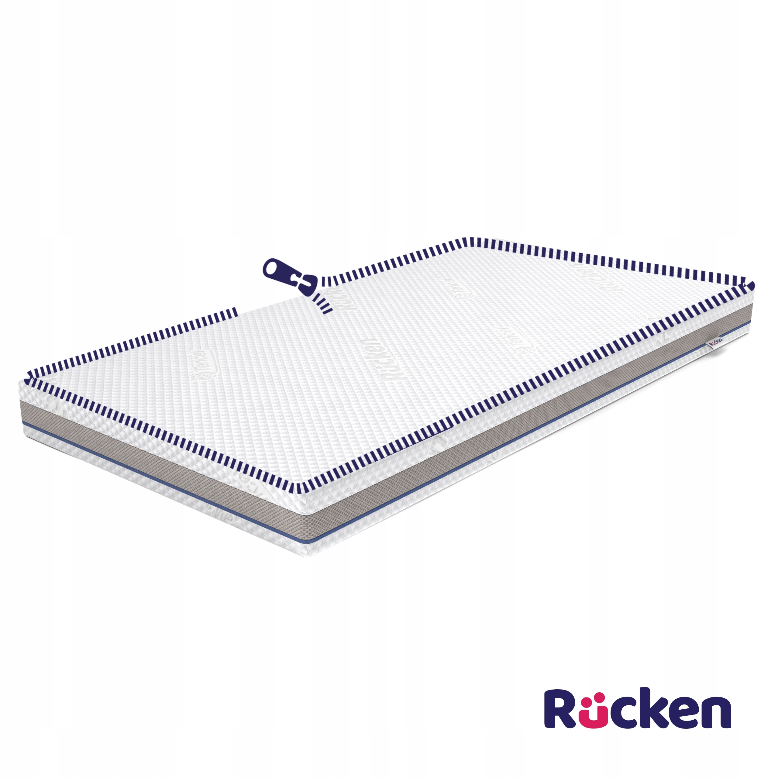 Čiužinys 120x60 porolonas HR-35 Rucken naujagimiui, kvėpuojantis 60x120cm
