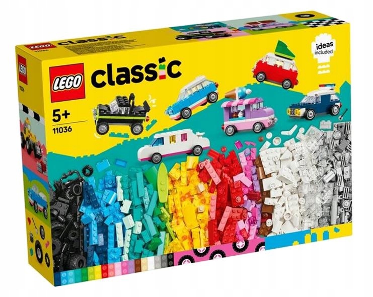 LEGO Classic 11036 kūrybingi transporto priemonės