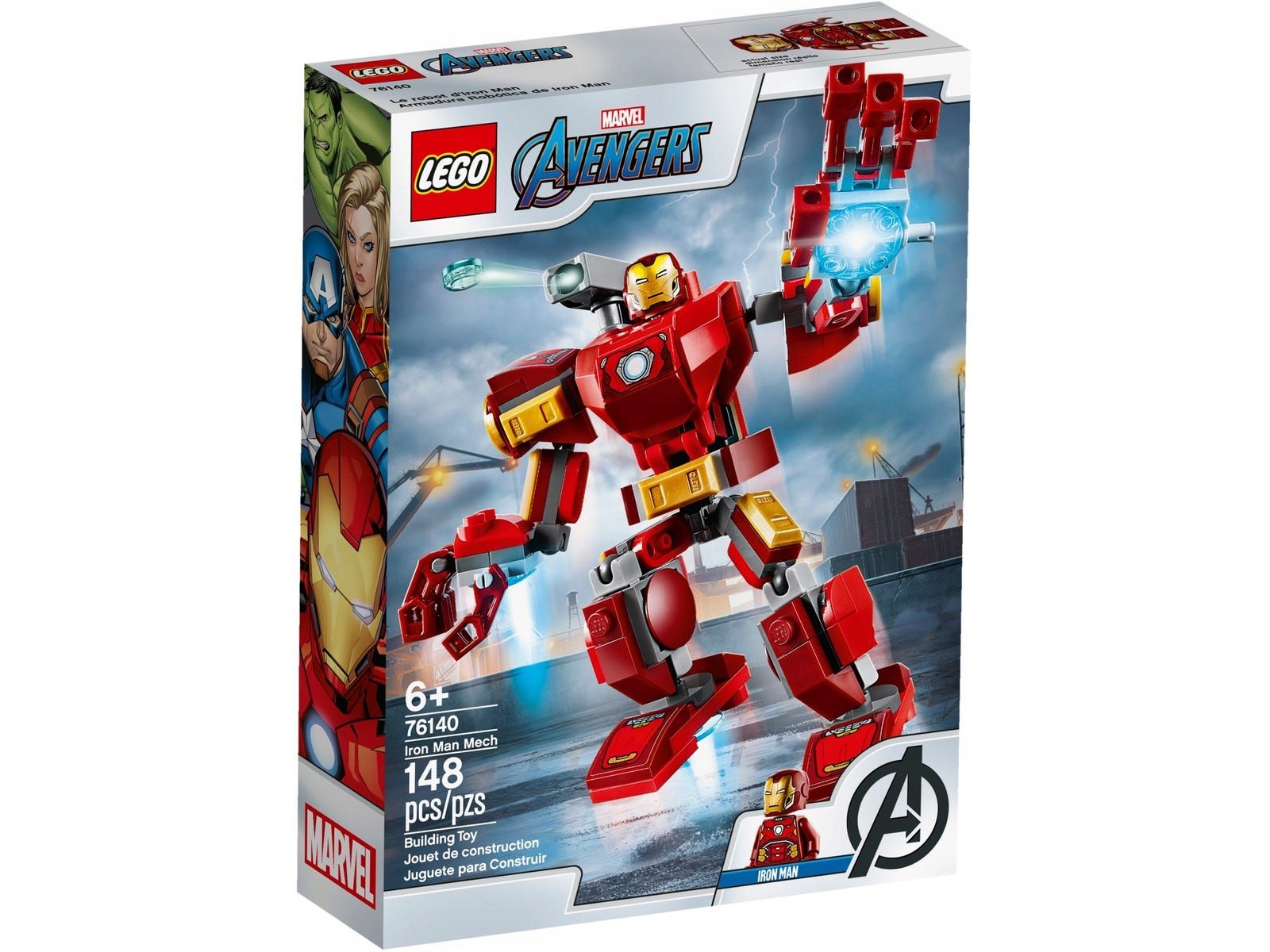 LEGO 76140 Super Heroes – Geležinio žmogaus mechanizmas