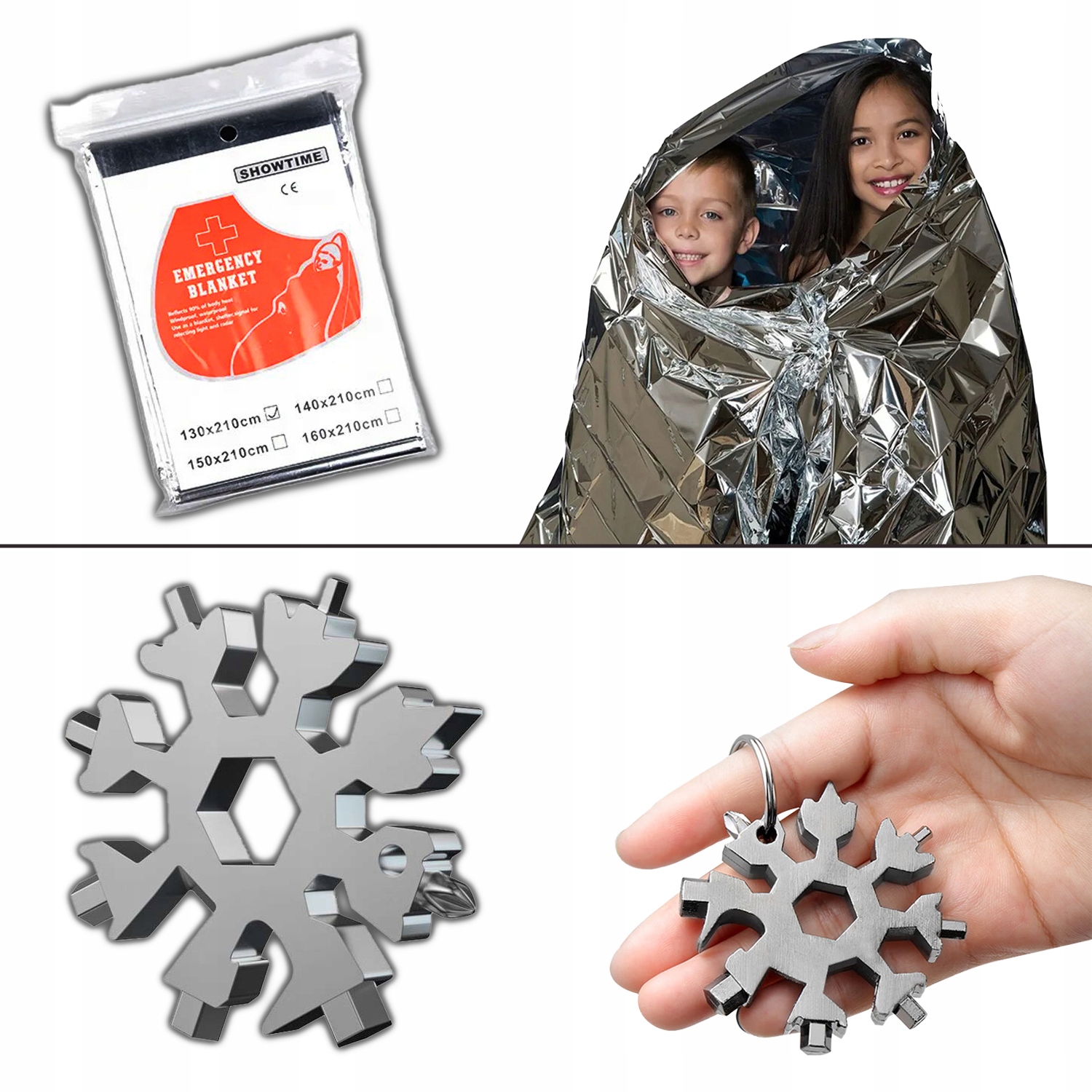Military Survival Survival Kit Multitool 52pcs XL
