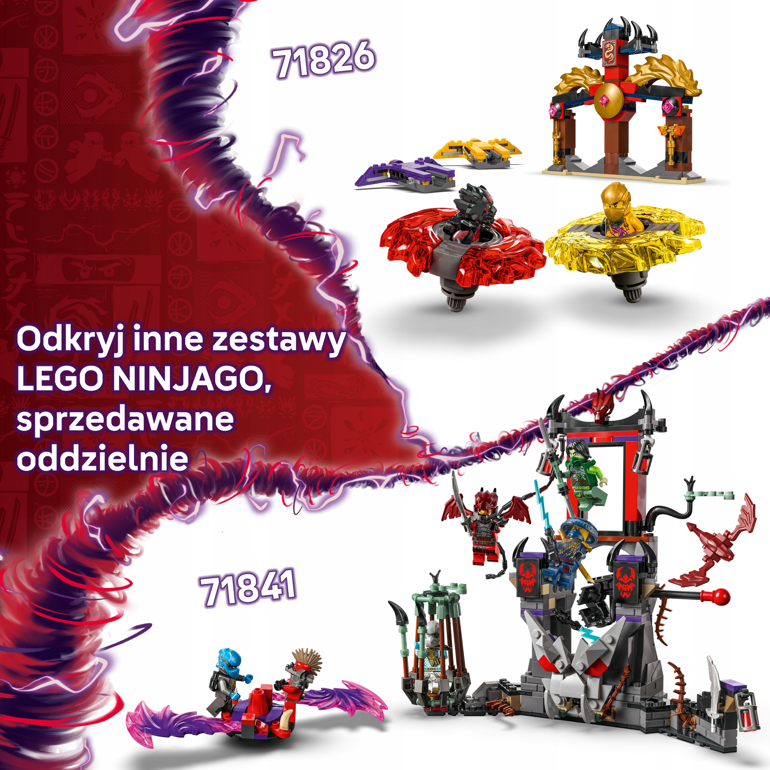LEGO Ninjago Lloydo lenktyninis automobilis 71828