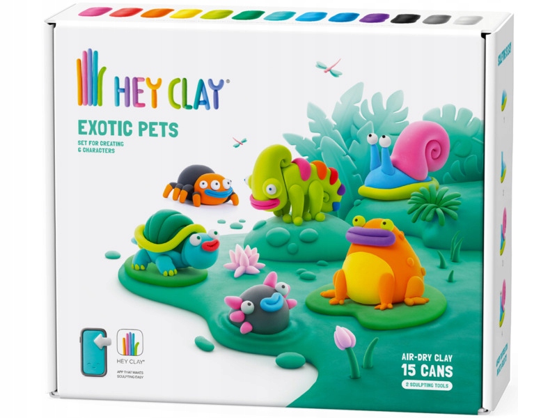 TM Toys Hey Clay egzotiniai augintiniai
