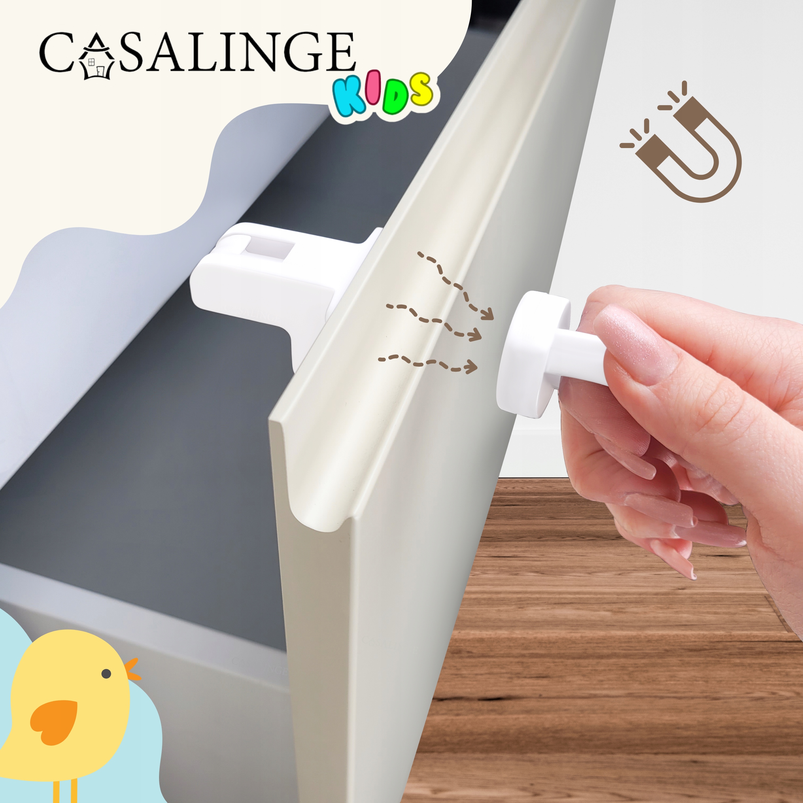 Casalinge magnetinė šafų blokada 10 vnt