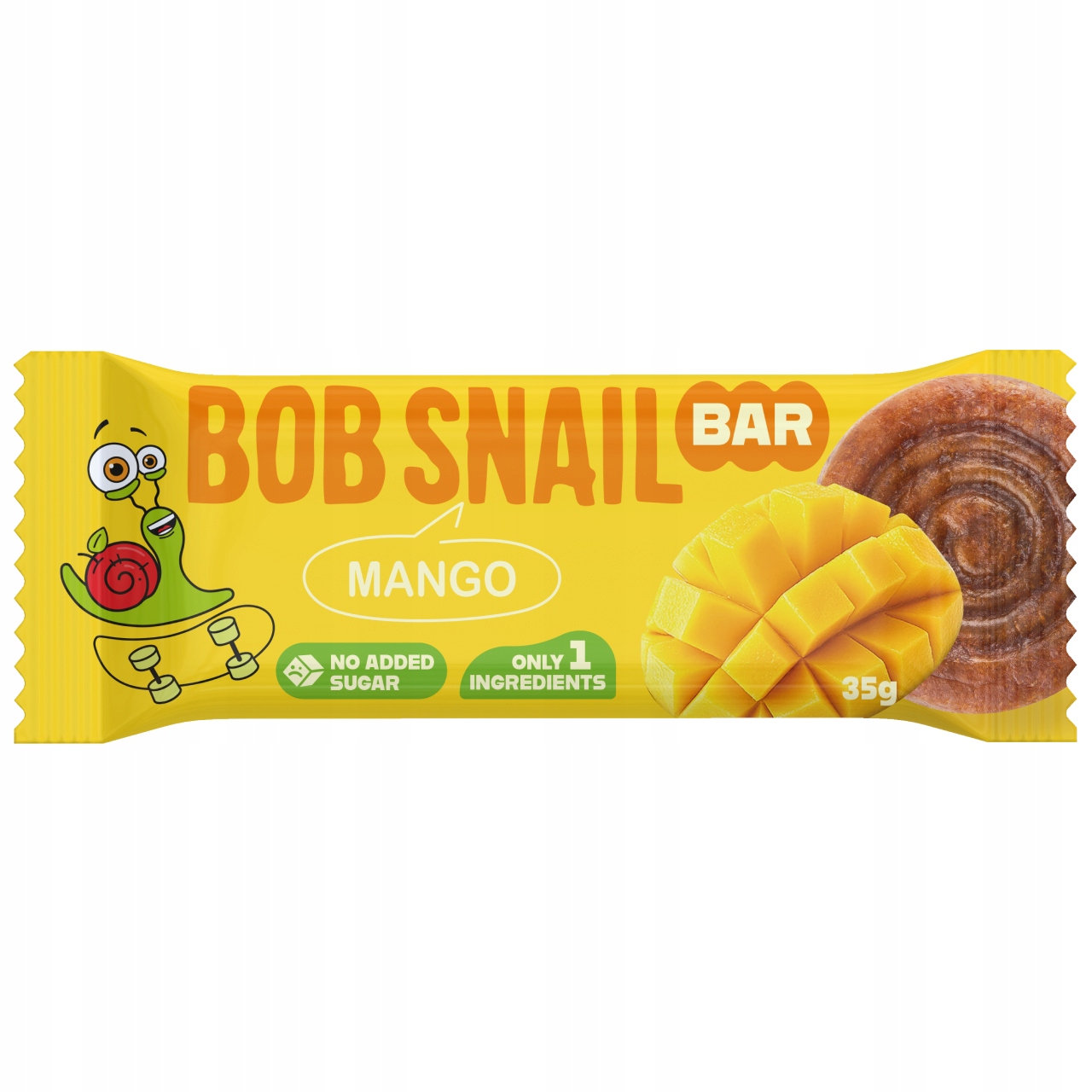 Bob Snail mango vaisių batonėlis 15x35g
