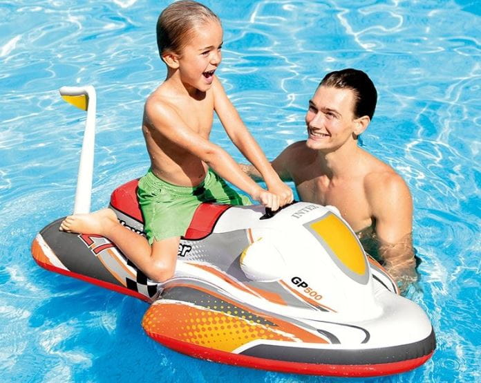 Pripučiamas vandens paspirtukas vaikams 117cm INTEX 57520