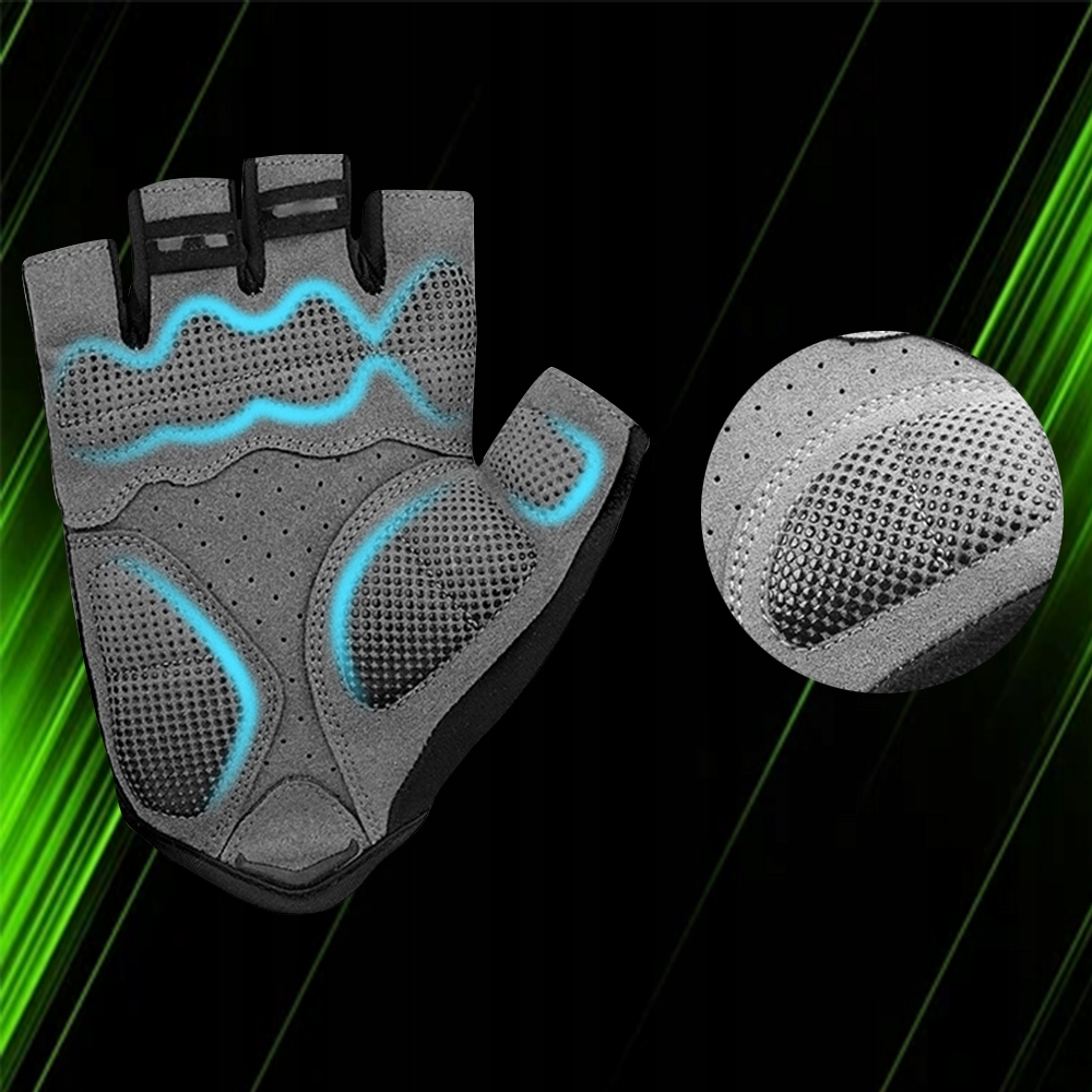 Vibike dviračio pirštinės gelinės trumpos unisex