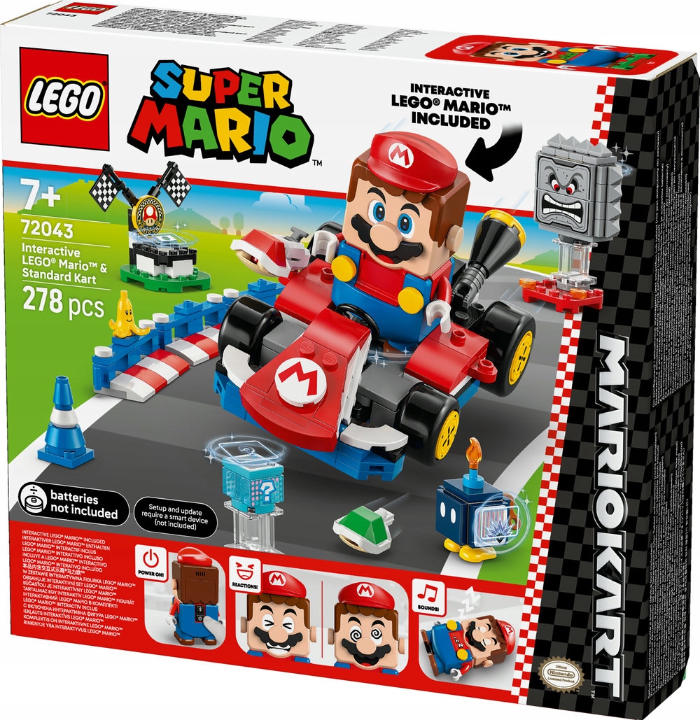 LEGO Super Mario 72043 interaktyvus karti