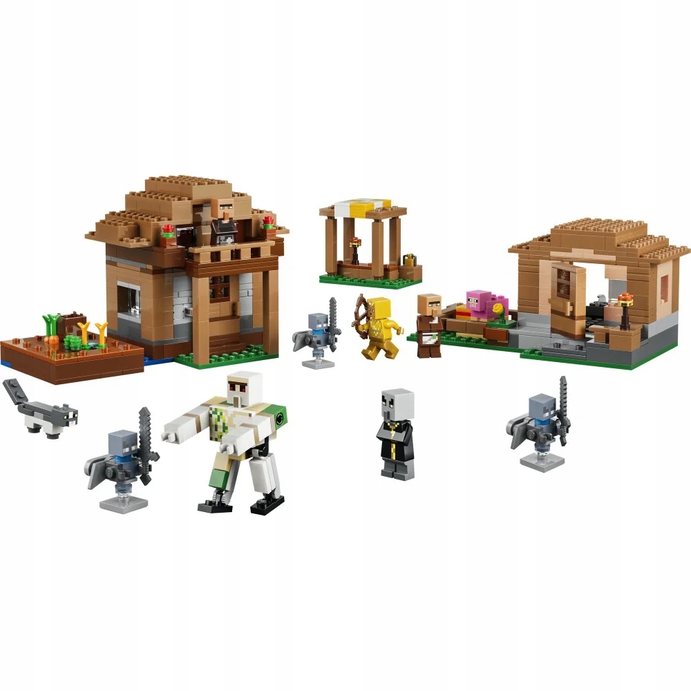 LEGO Minecraft 21596 šaukstytojų ataka