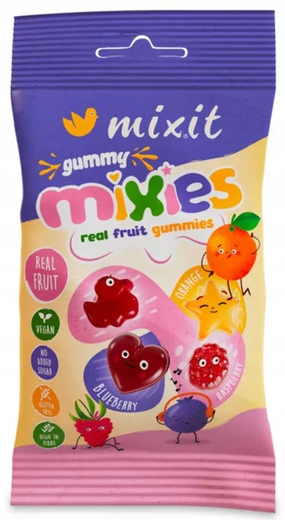 Mixit vaisių želė saldainiai natūralūs 35g