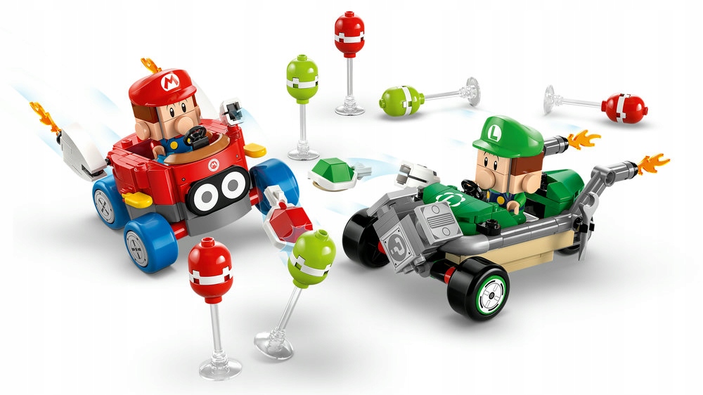 Lego Super Mario 72034 Mario Kart Baby Mario Luigi
