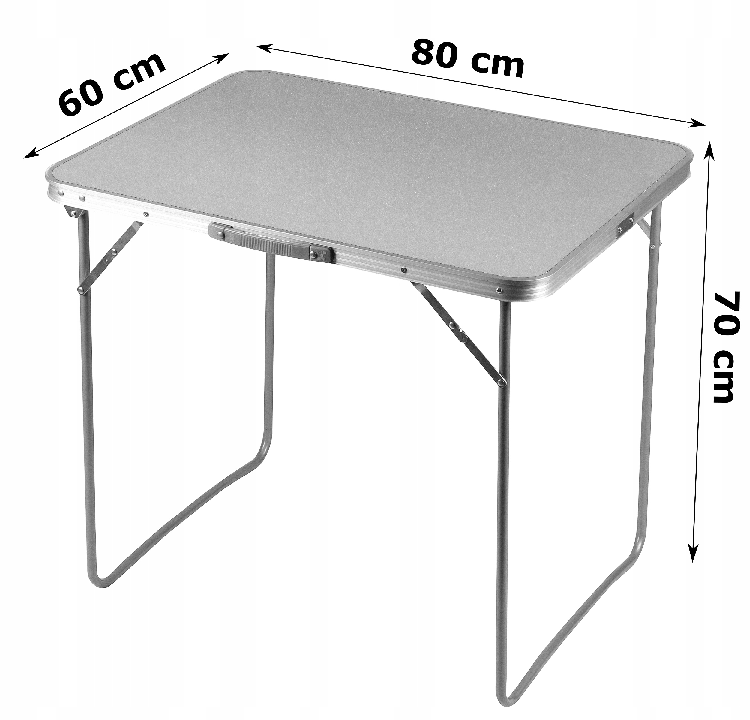 Gotel sulankstomas turistinis stalas 80x60x70 cm