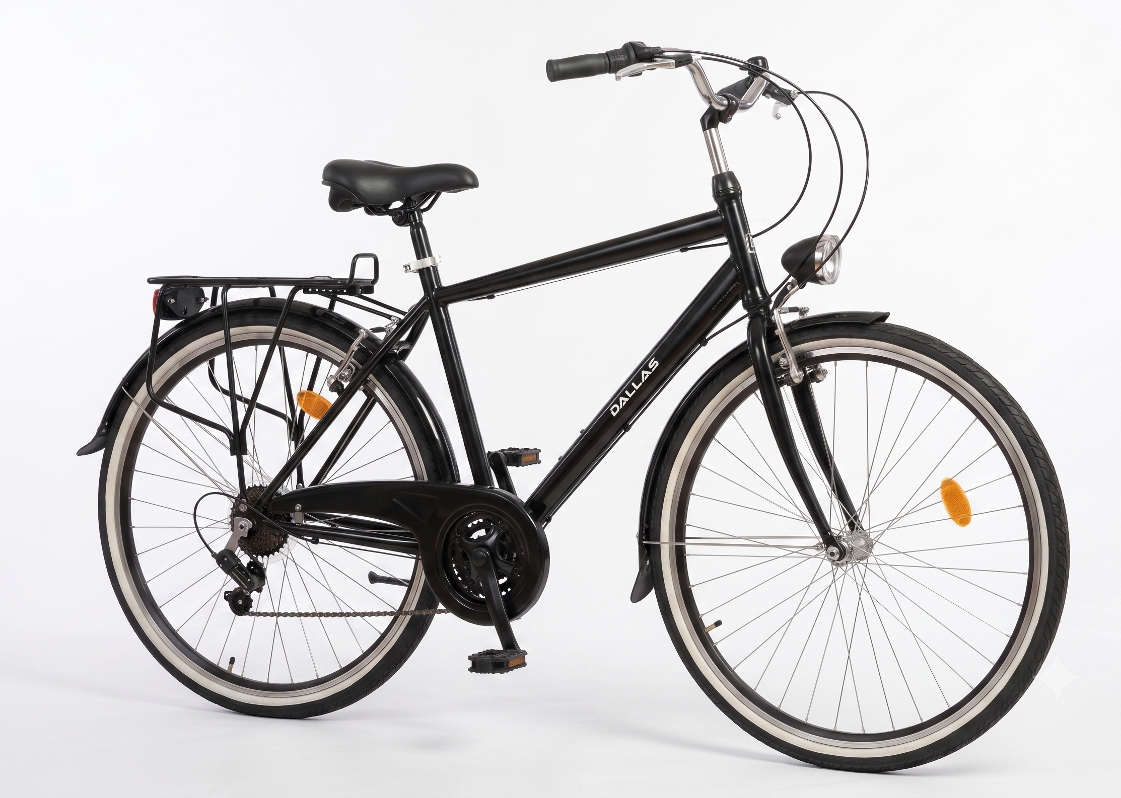 VYRIŠKAS 28 colių žygio dviratis Dallas Bike SHIMANO 7 SPEED 21 col.