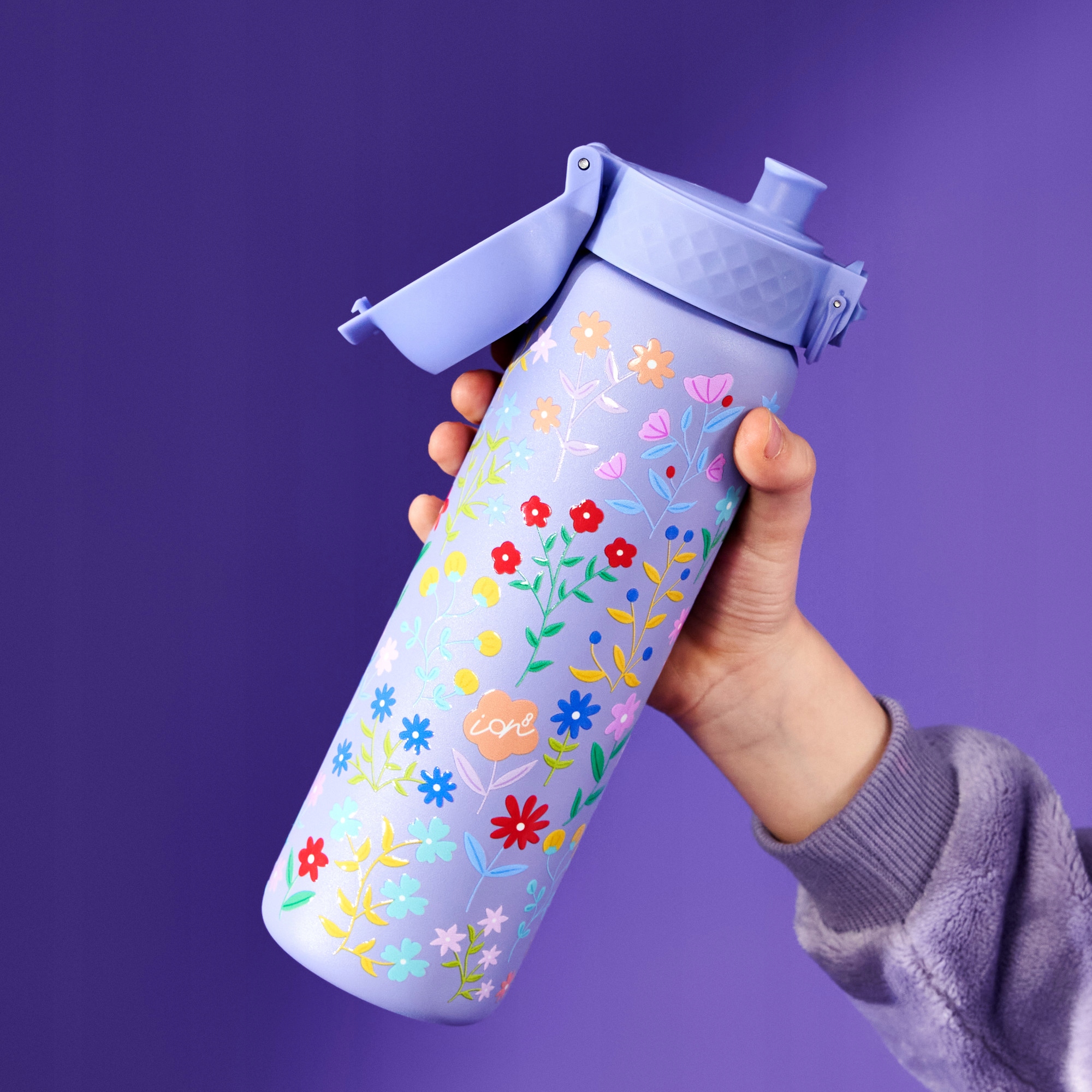 TERMINIS BUTELĖLIS KAVAI IR ARBATA PURPURINIS GĖLĖS ION8 0,5 L
