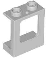 LEGO pilkas langas 1x2x2 vienetas