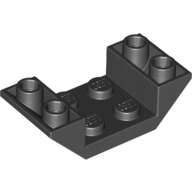 Lego juodas nuožulnus elementas 4x2 4871 5 vnt