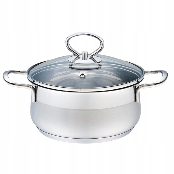Plieninis puodas su dangteliu indukcijai, mažos dujos 12cm 0,5L MAESTRO MR-3508-12