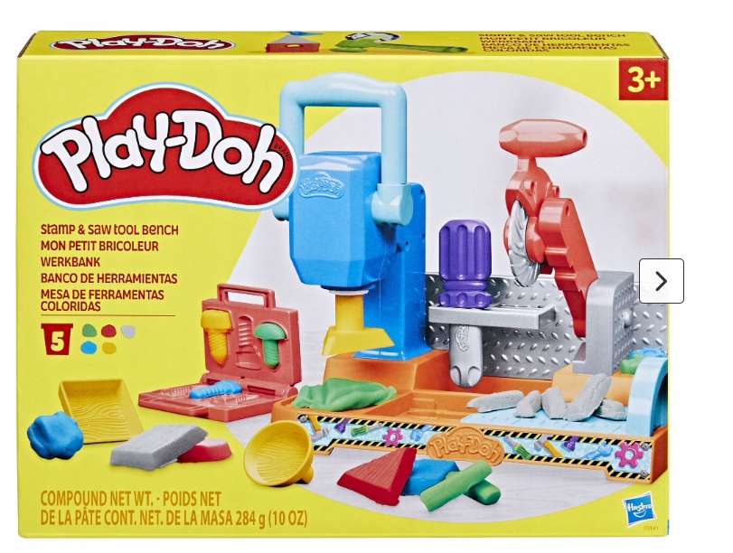 PLAY-DOH CASTRY COLOR RINKINYS DIRBTUVĖS F91415L0 3+ ORIGINALUS