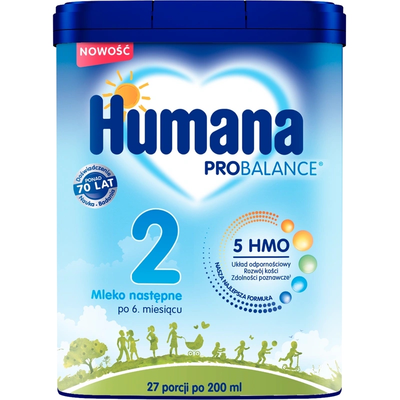 Humana ProBalance 2 5HMO pienas nuo 6 mėn 750 g
