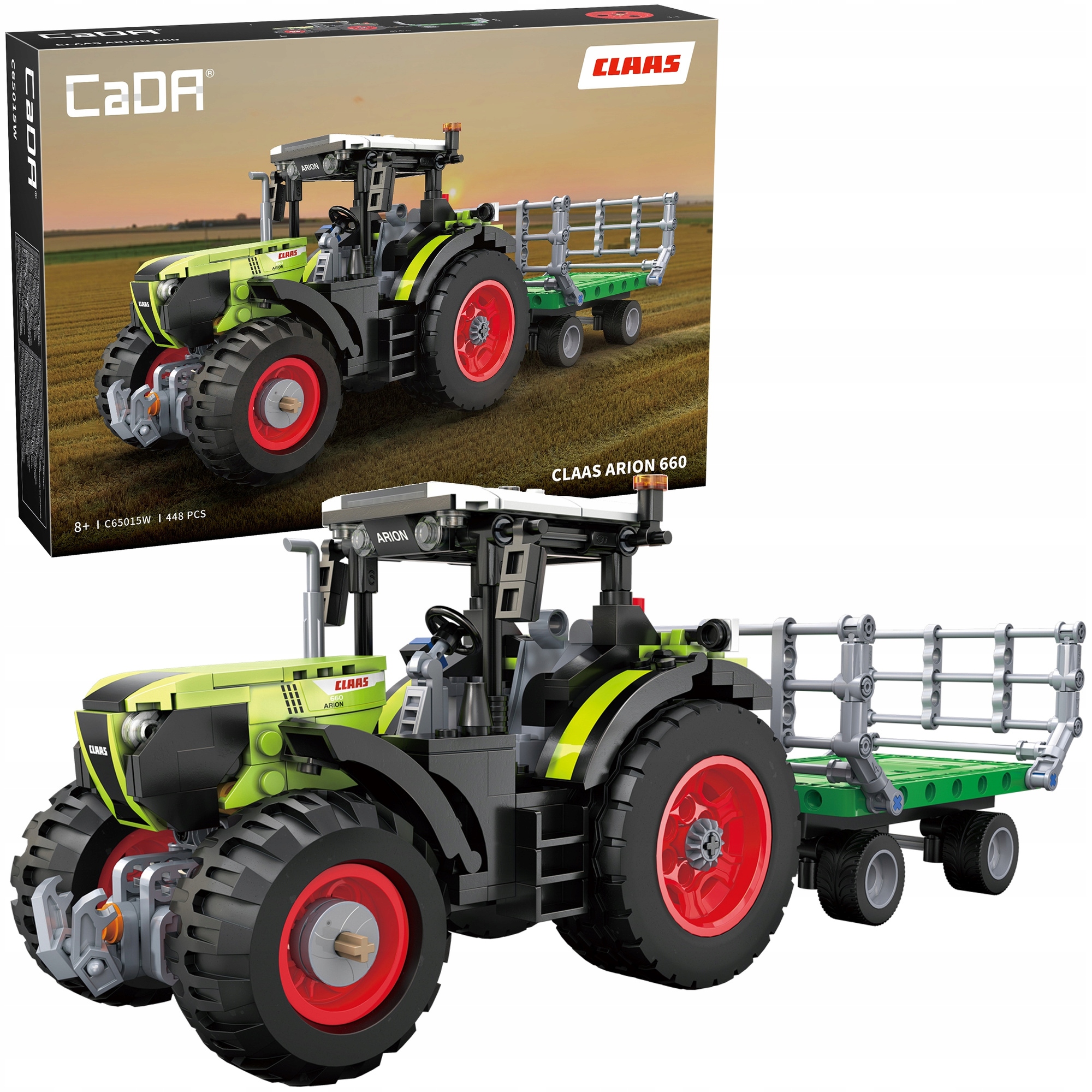 Cada ciągnik rolniczy CLAAS ARION 660, 448 dalys
