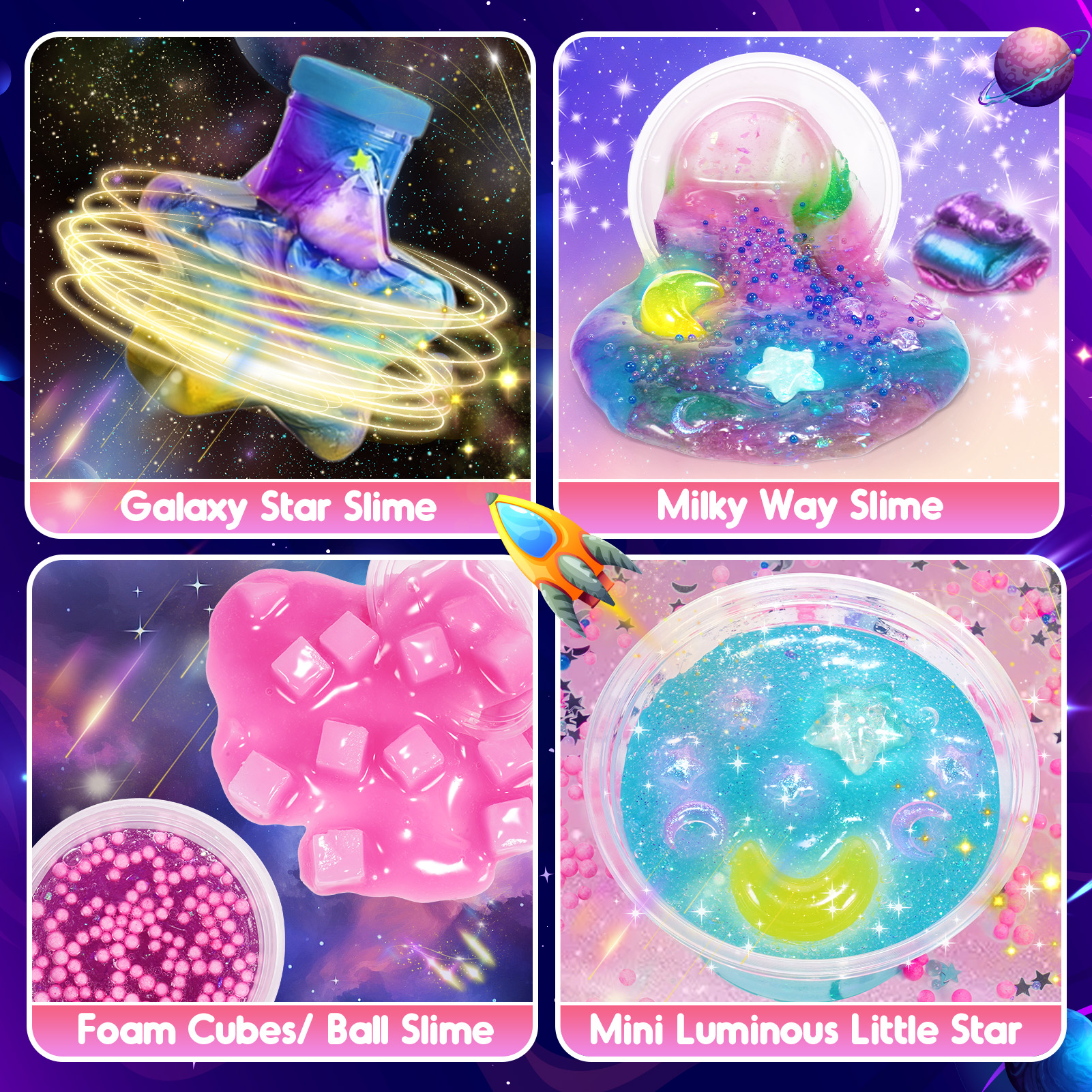 ATOPDREAM Galaxy Magic slime DIY rinkinys