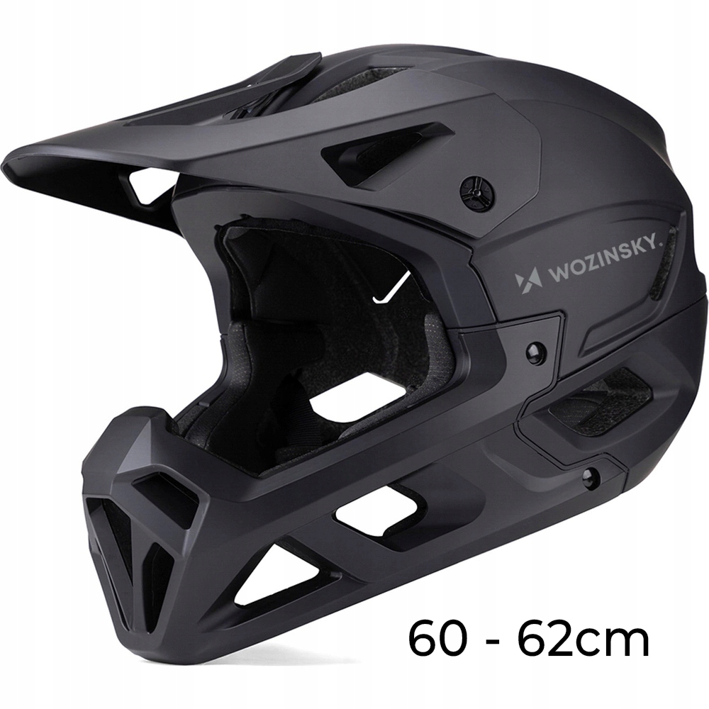 Wozinsky reguliuojamas sportinis galvos apsaugos šalmas MTB dviračiui, 60-62 cm