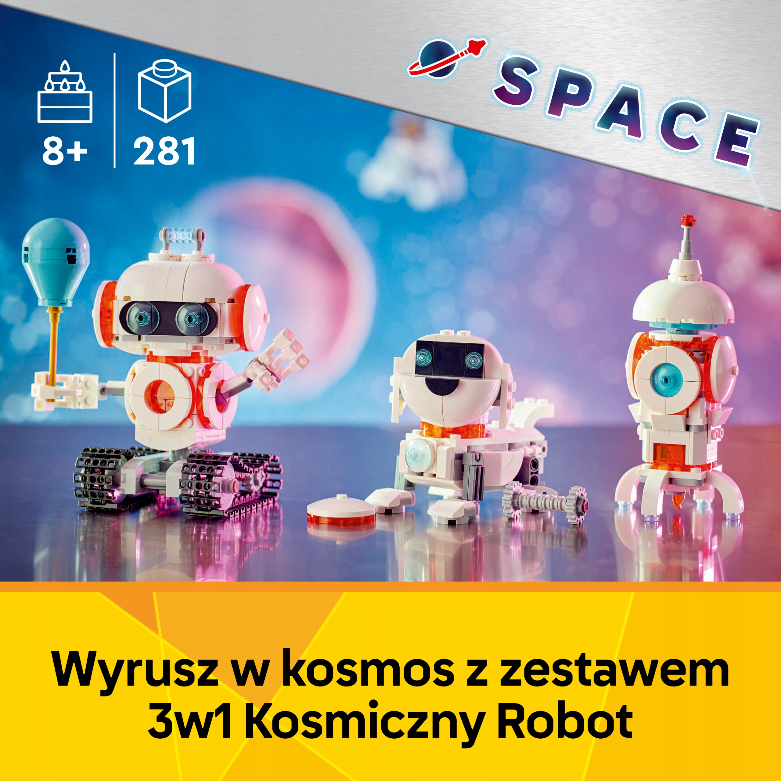 LEGO Creator kosmoso robotas 3 v 1, 31164