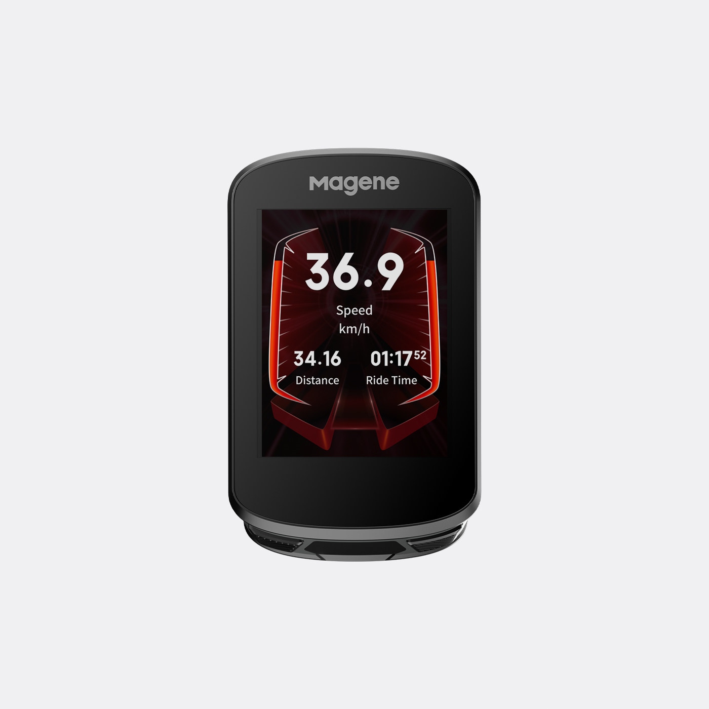 MAGENE dviračio kompiuteris GPS ekranu lietuviškai