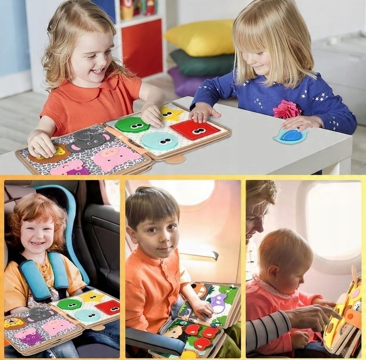 Edukacinis manipuliacinis sensorinis Montessori stalas