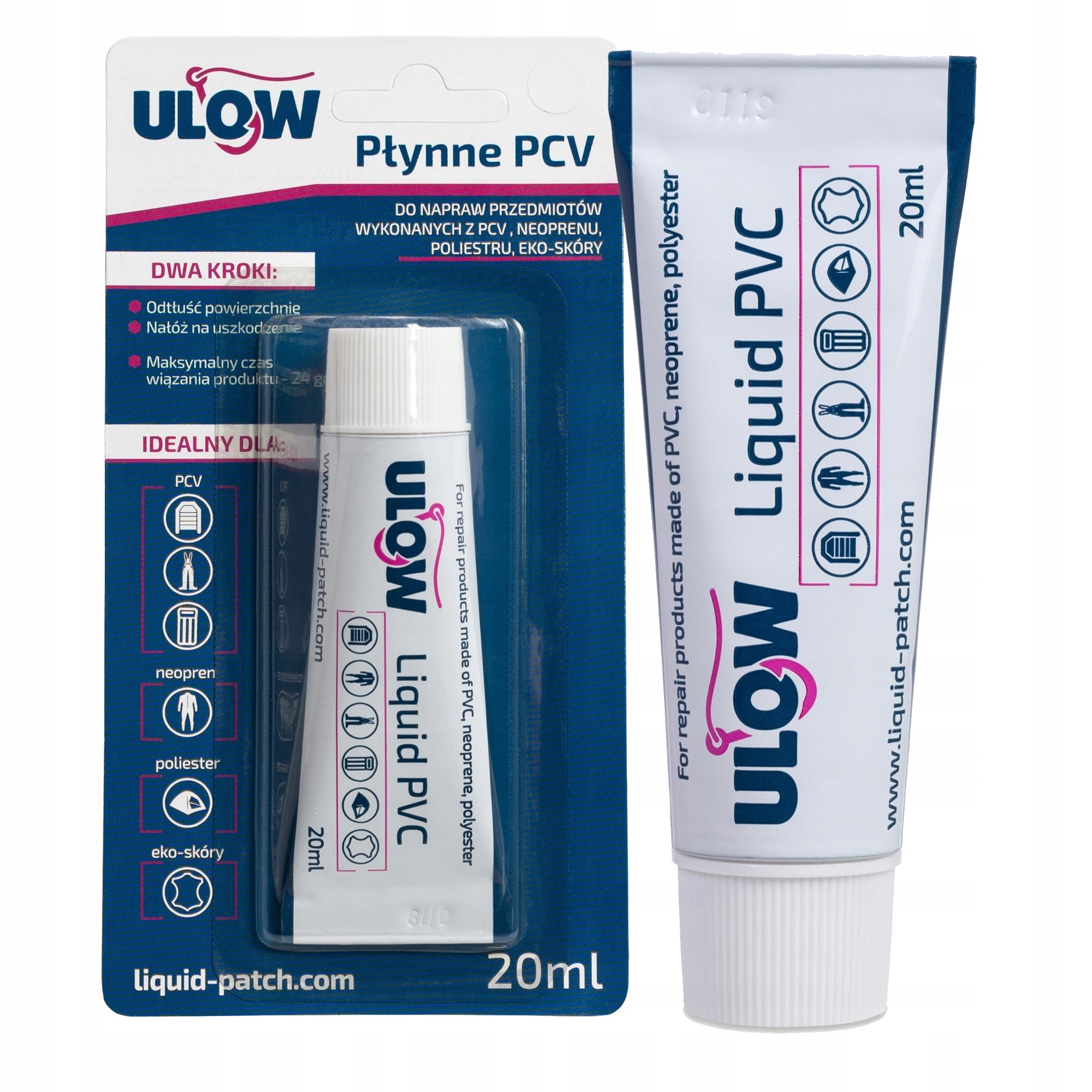 Ulow skystas PVC pleistras pontono baseinui