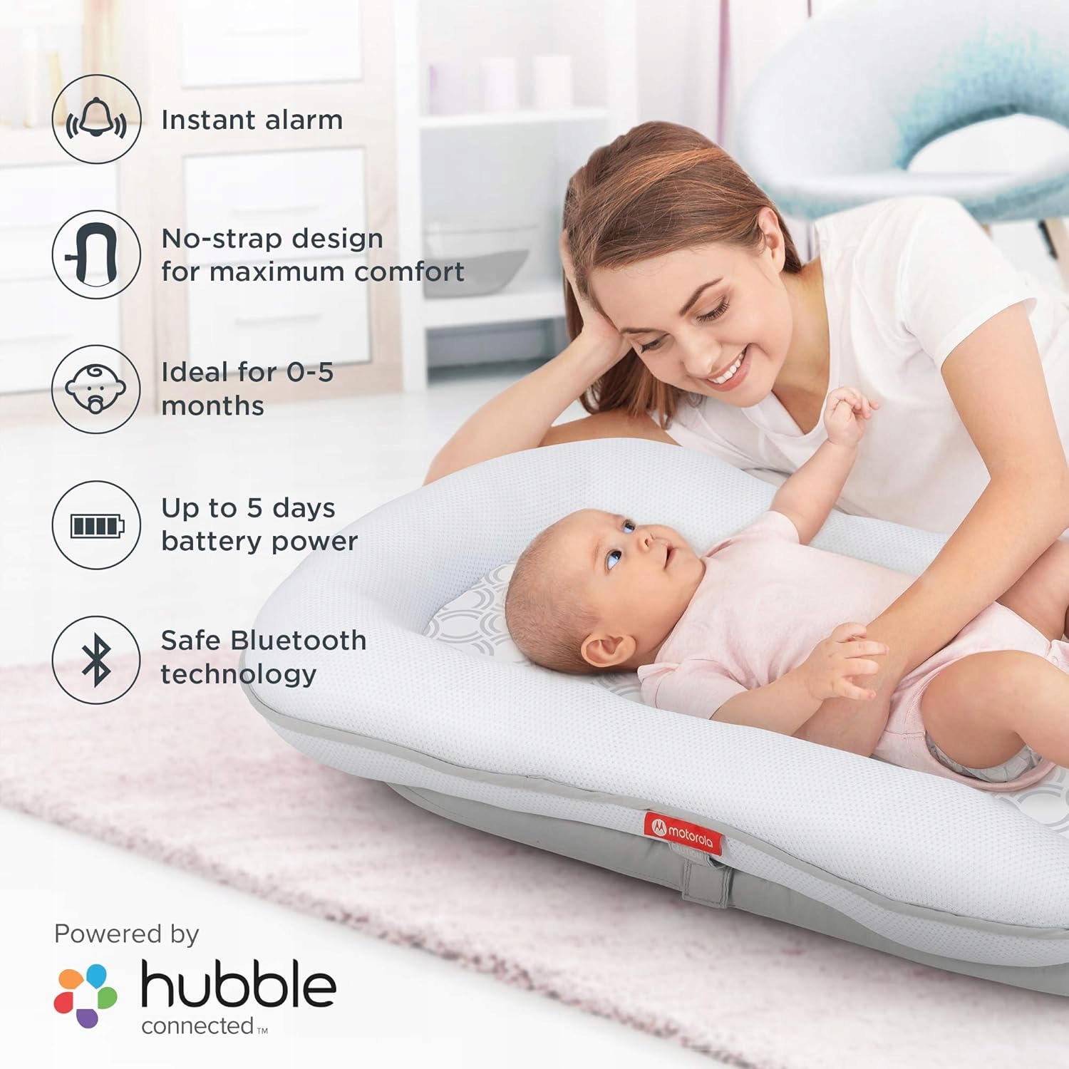 „Motorola Baby Comfort Cloud“ išmanusis miego ir kvėpavimo monitorius