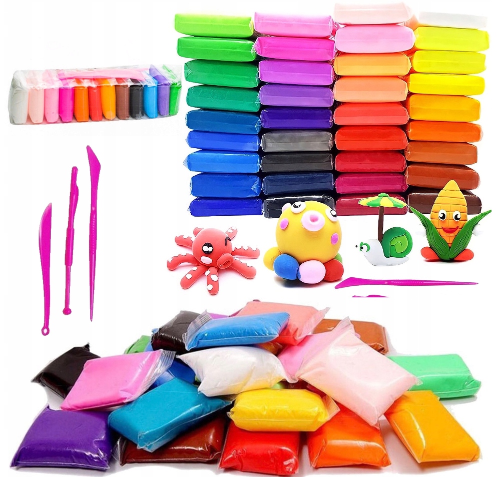 Plastmasinė masė Magic, 108 vnt., minkšta