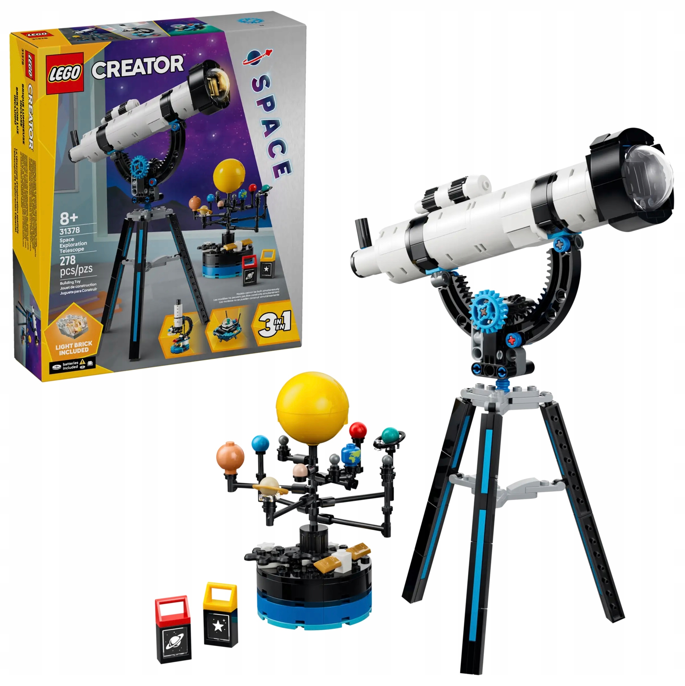 LEGO Creator 31378 kosmoso teleskopas