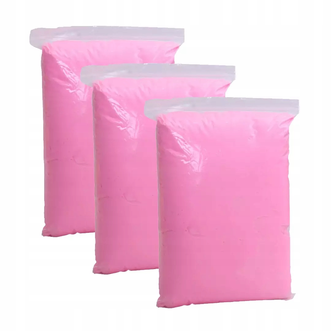 Kinetinis smėlis, 3 kg, rožinis, su žaislais