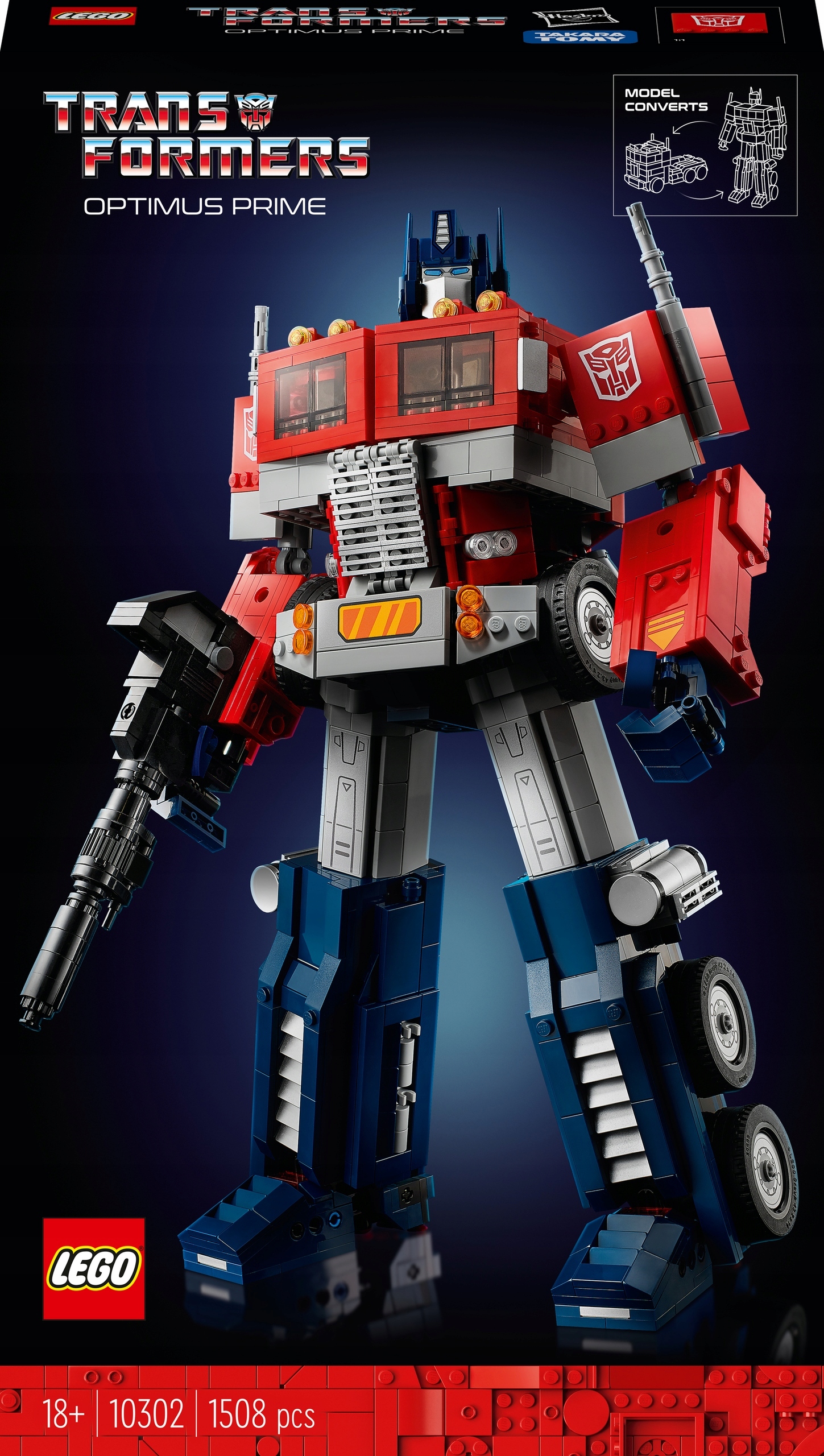 Lego Icons Optimus Prime konstruktorius 10302