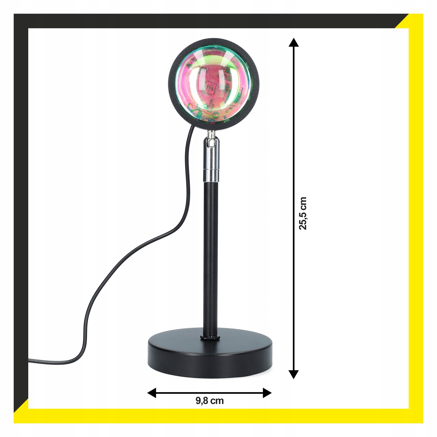 Projekcijos lempa saulėlydžio RGB su nuotoliniu valdymu