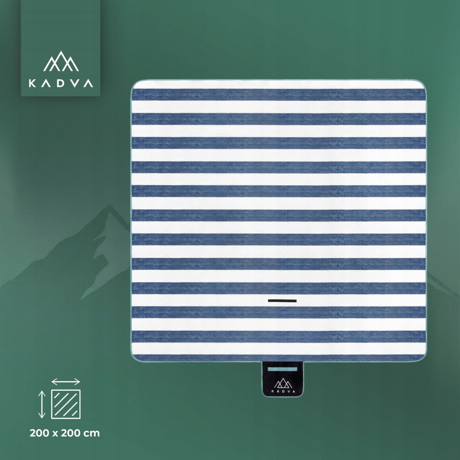 Kadva vandeniui atsparus piknikinis kilimas 200x200