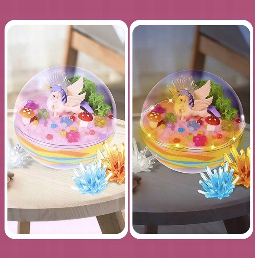 Para Toys vienarogio kristalų terrariumas DIY vaikams