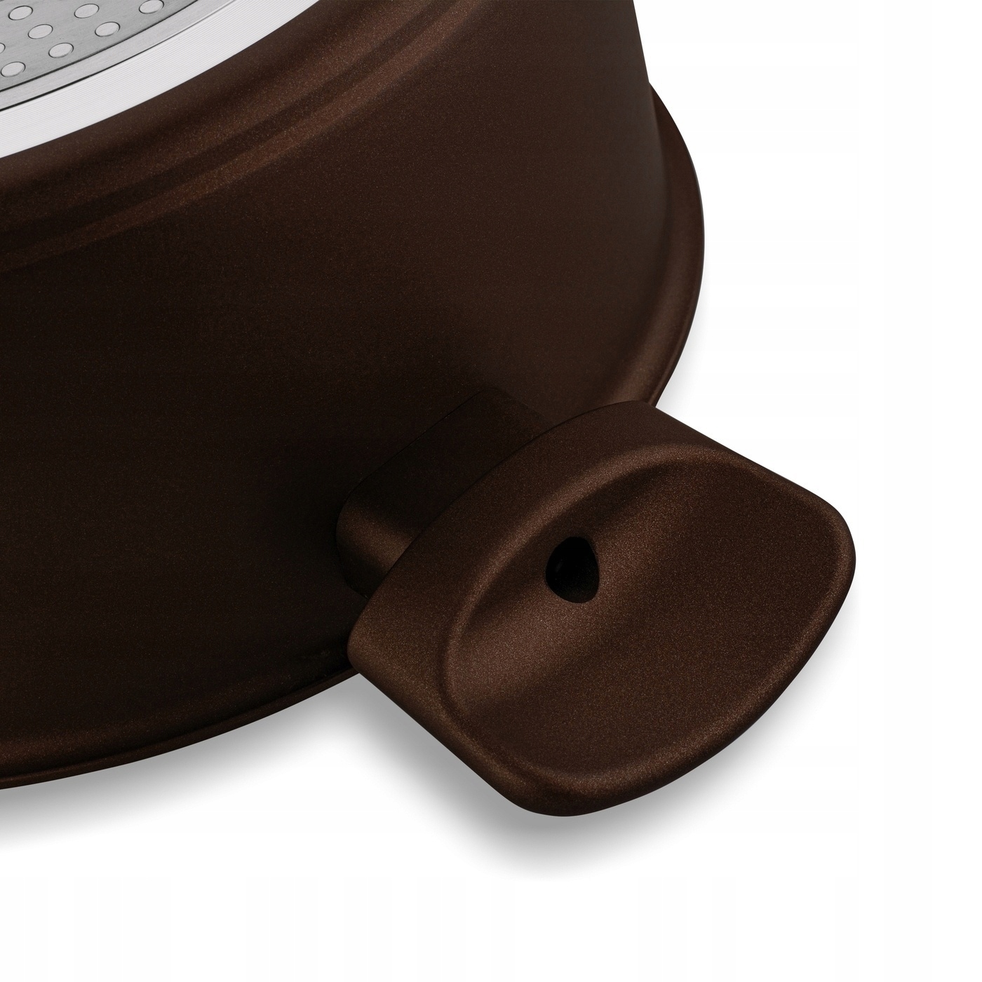 KERAMINIS PUODAS su dangteliu indukcinis dujos Konighoffer Reno Brown 28cm 7l