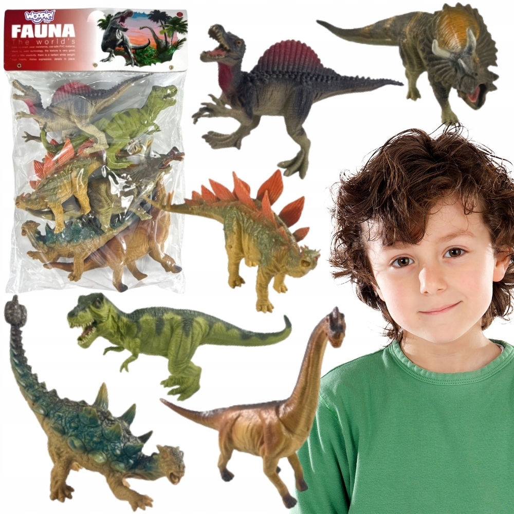 WOOPIE dinozaurų figūrėlių rinkinys 6 dalių T-Rex
