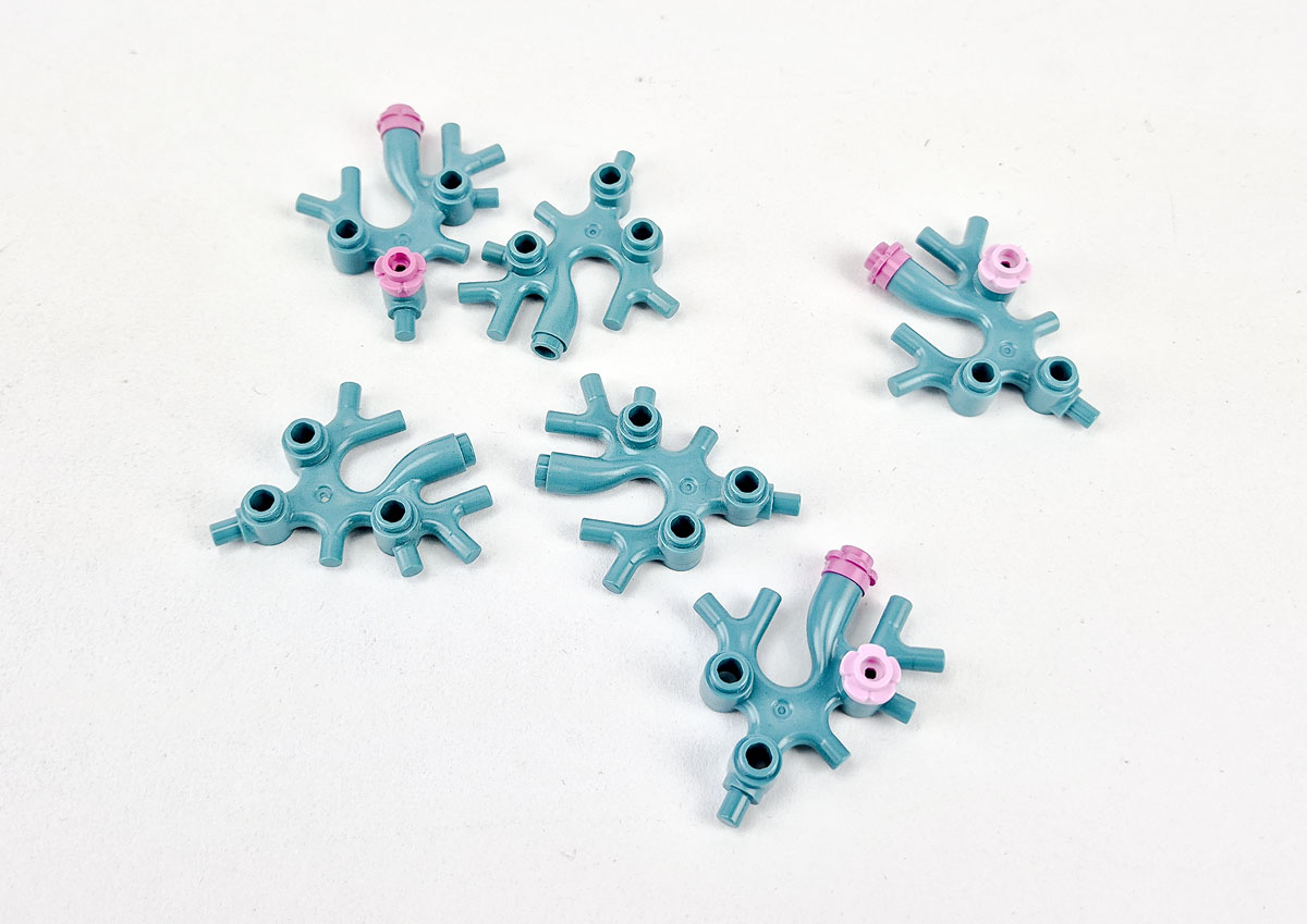 : LEGO Priedai Elementai Jūros Augalai Koralai Rifas :