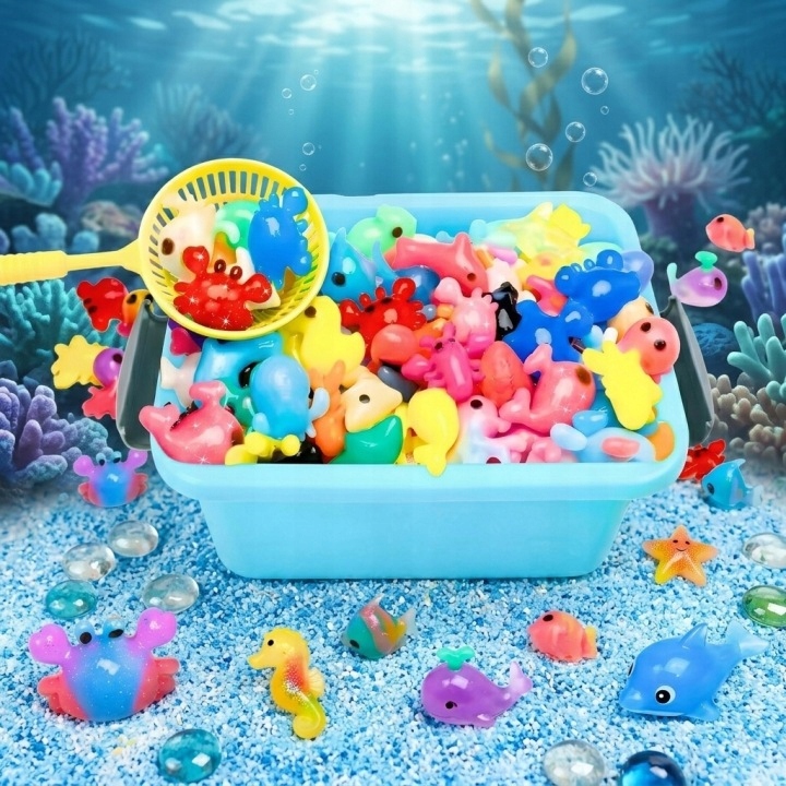 KŪRYBINGAS UGAVIMO RINKINYS VAIKAMS „Pasidaryk pats“ gelis MAGICAL WATER FIGURINES COLRS